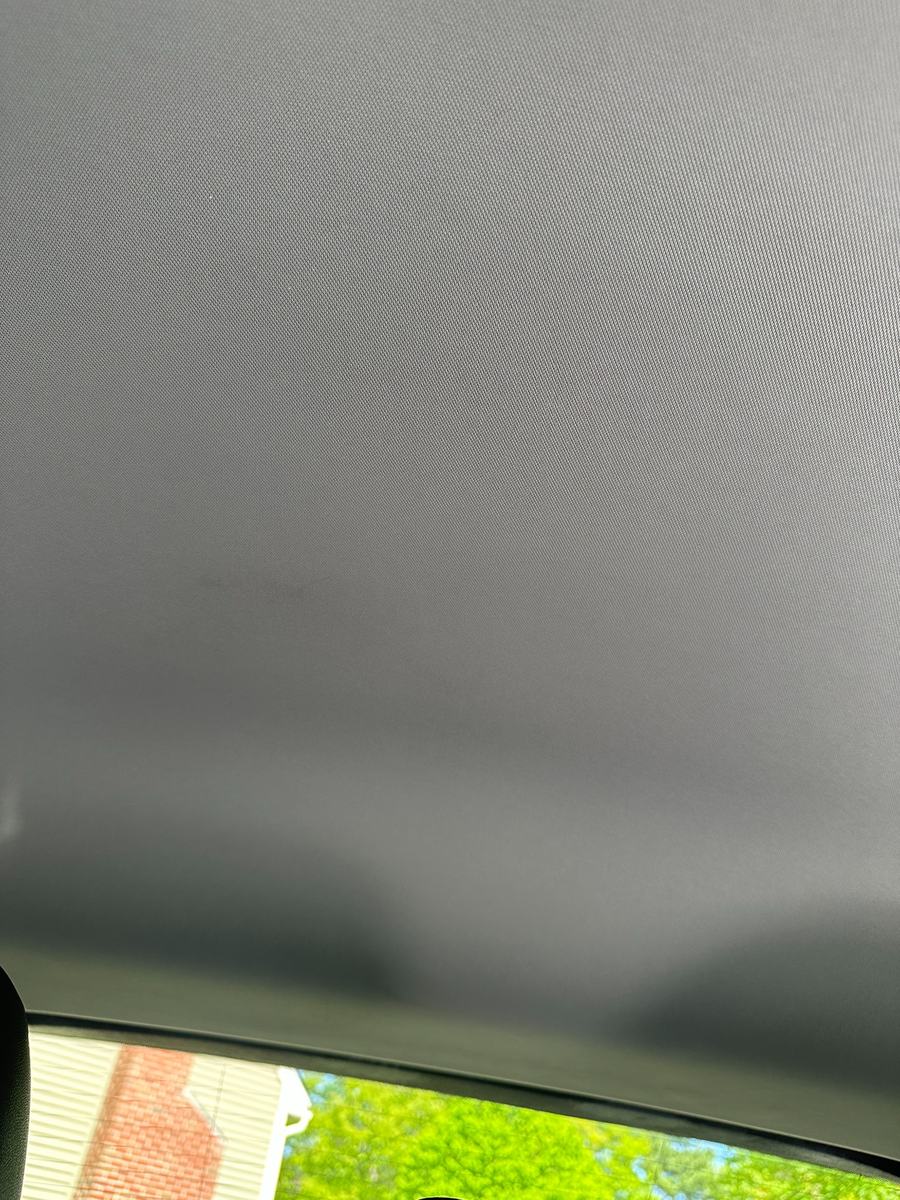 After Headliner spot cleaning